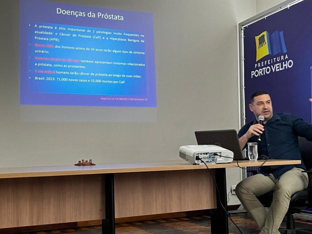 NOVEMBRO AZUL: SEMAD promove palestra educativa sobre saúde do homem no Prédio do relógio nesta sexta-feira(17)
