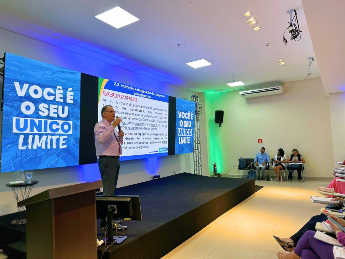 CAPACITAÇÃO: Encerra nessa sexta-feira (26) curso sobre projeto básico, composição de preços, edital, sistema de registro de preço e contratação direta.