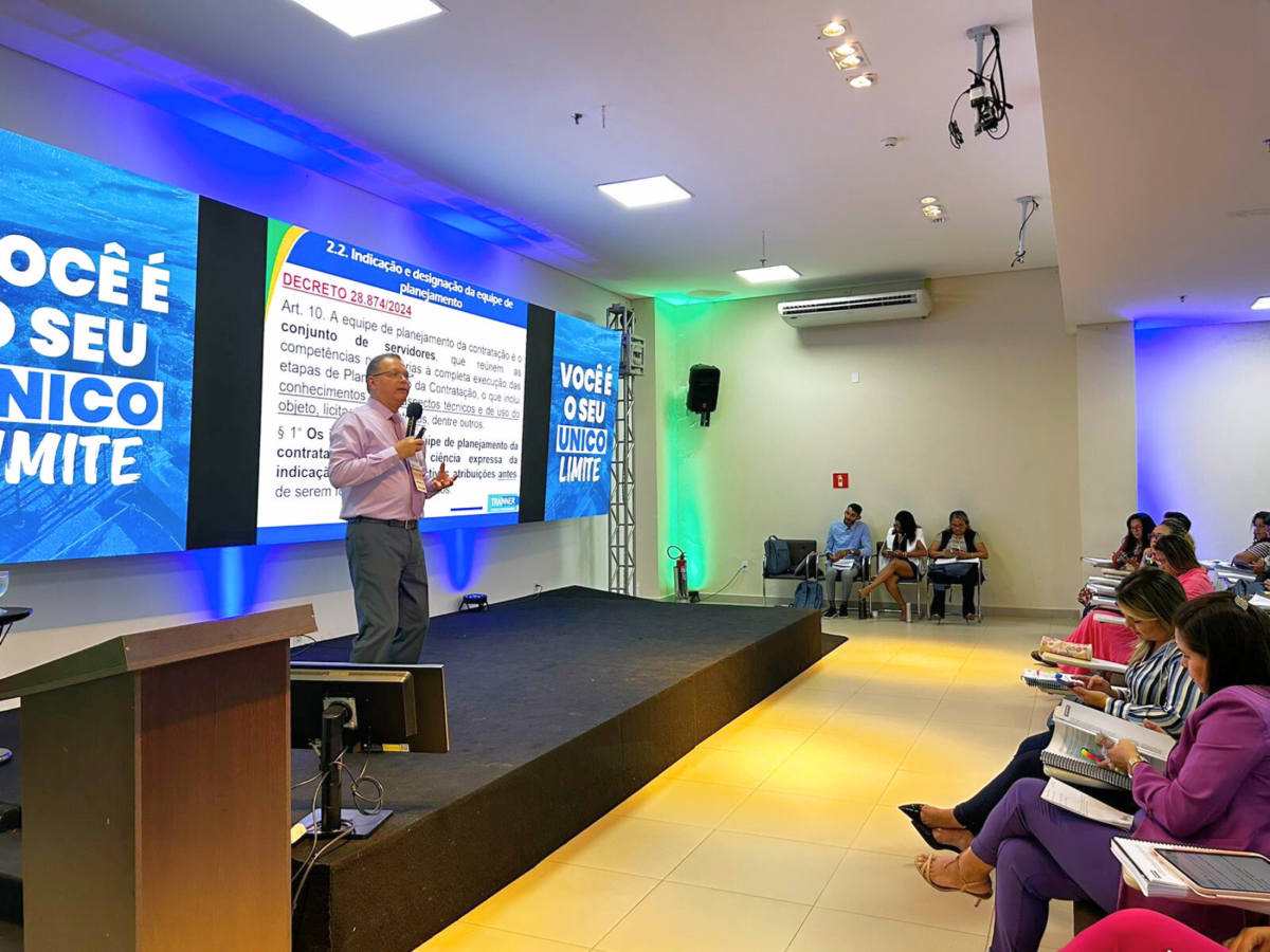 CAPACITAÇÃO: Encerra nessa sexta-feira (26) curso sobre projeto básico, composição de preços, edital, sistema de registro de preço e contratação direta.